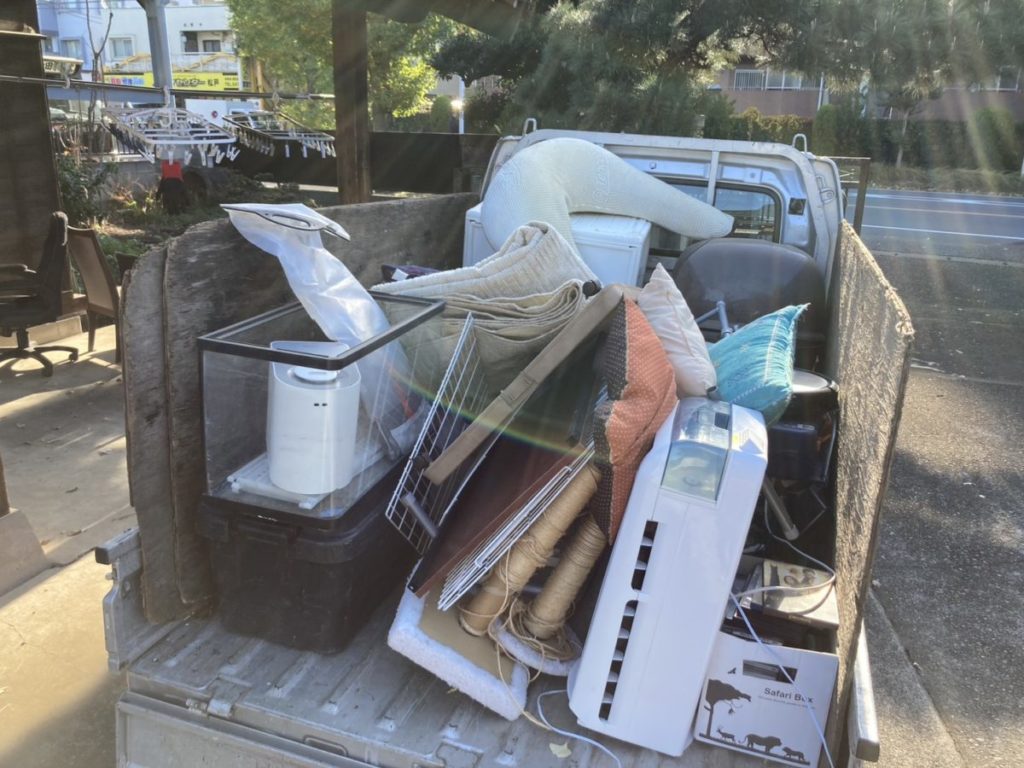 松戸市不用品回収軽トラック