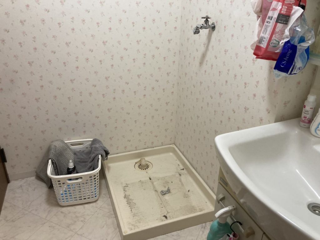 八街市洗濯機回収後